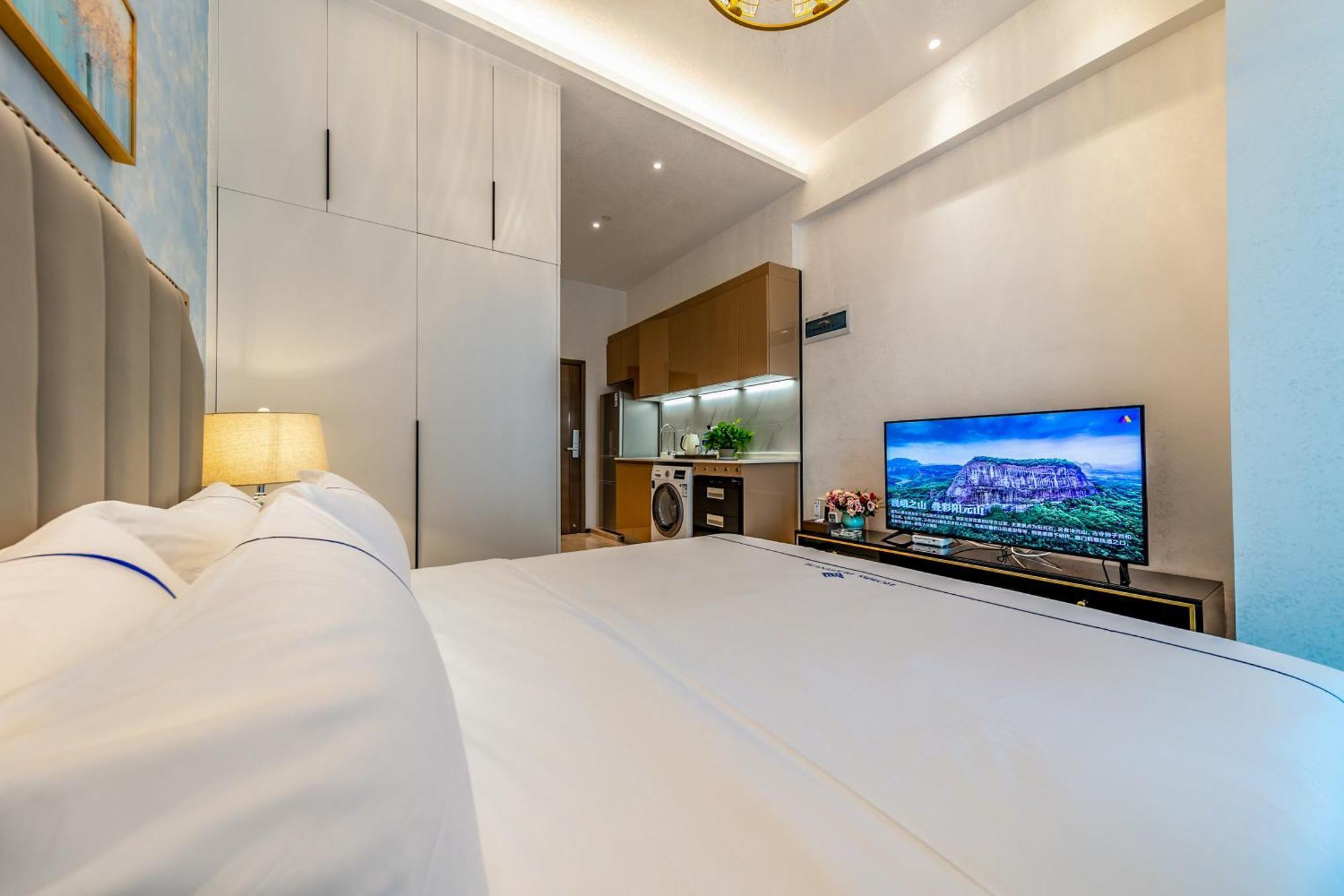 Boruisi Plaza Residence Apartment - Shenzhen Futian Convention & Exhibition Center Exterior foto