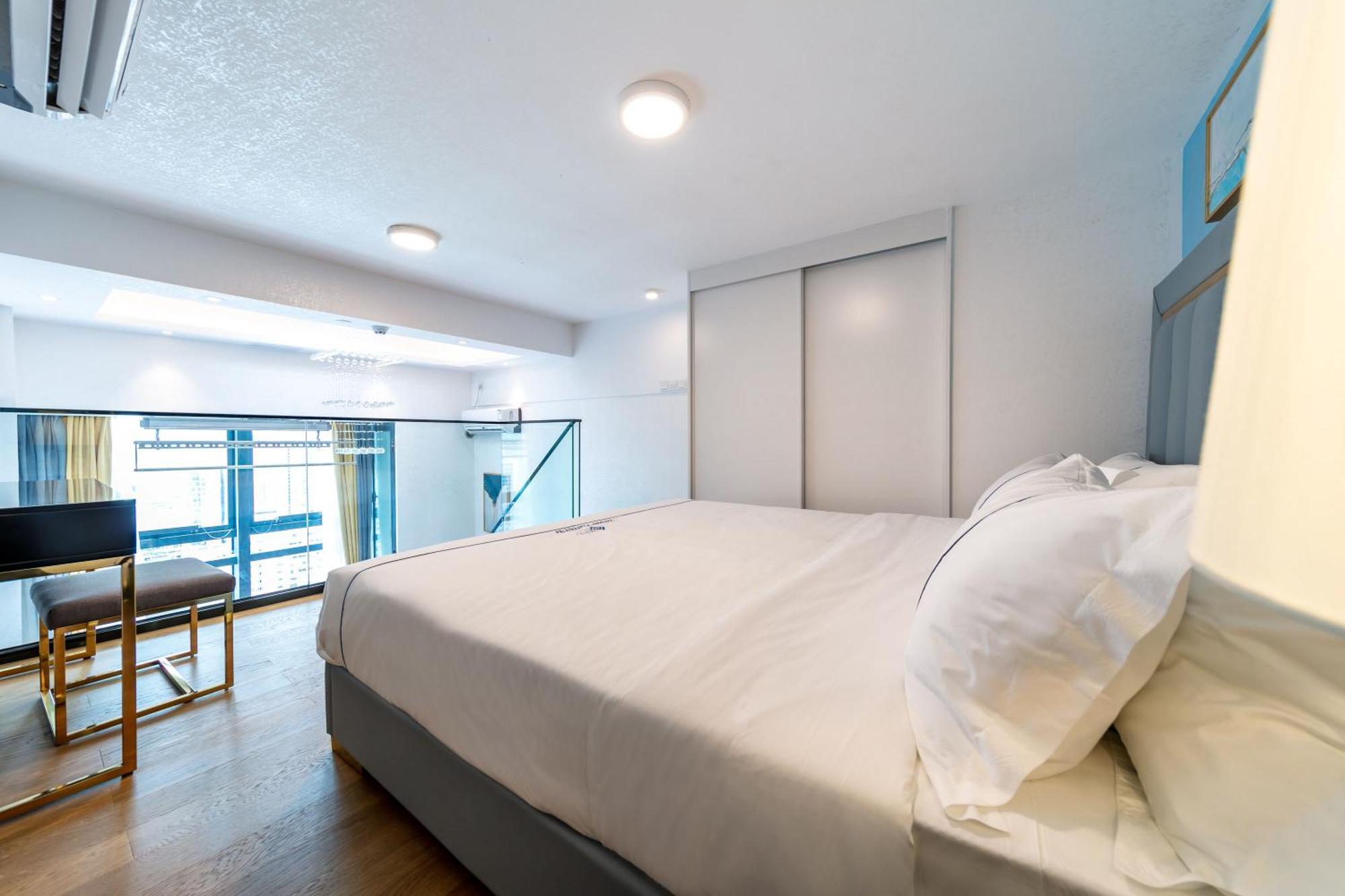 Boruisi Plaza Residence Apartment - Shenzhen Futian Convention & Exhibition Center Exterior foto
